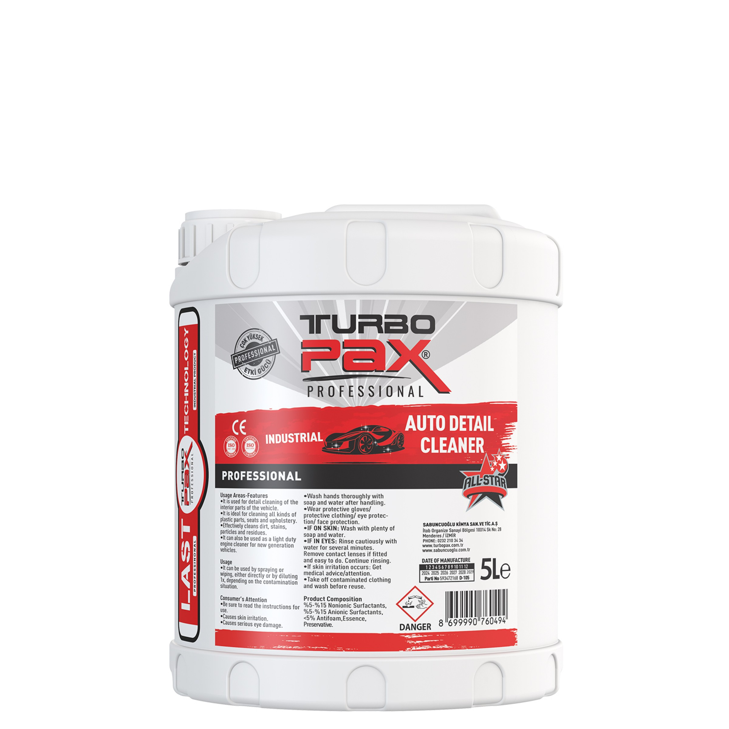 TURBOPAX – Auto Detail Cleaner 5 кг